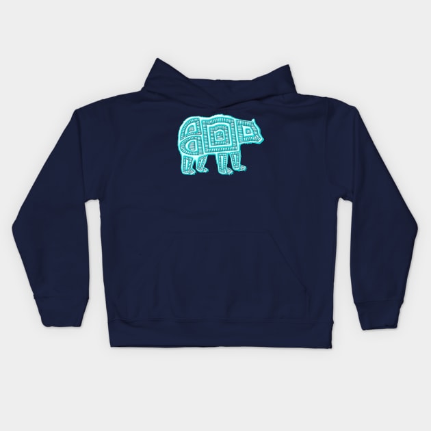 Ice Bear Kids Hoodie by Shrenk